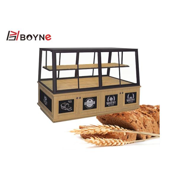 Single Side Normal Temperature Cake Display Case Bread Display Cabinet