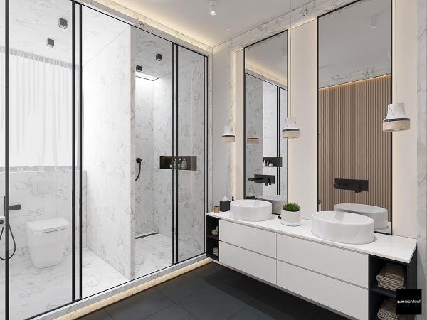 Quality Customized White Bathroom Cabinet with Sliding Drawers Open Shelf for sale