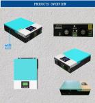 Home RV Hotel Use PV Solar Inverter 1.5KW LCD+LED Display MPPT With Battery