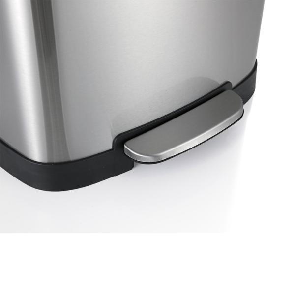 50L Stainless Steel Step Trash Can Free Logo Print