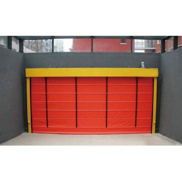 Aluminum Alloy Fast Roll up Shutter Warehouse Wind Shield Automatic Door for Durable