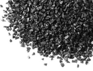 Buy cheap Black Coconut Shell Activated Carbon for Drinking Water 50-70% CTC No Less Than 98% Strength product