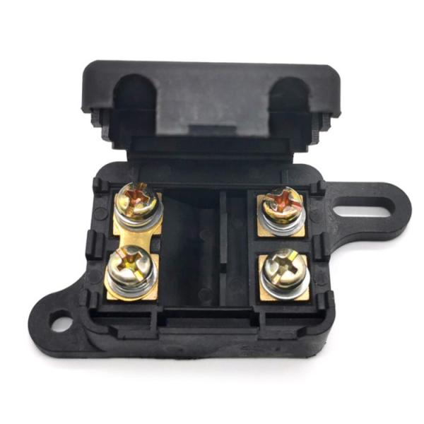 Quality Dustproof PA66 Bolt On Fuse Holder ANS 2 In 1 Twin Midi Fuse Holder for sale