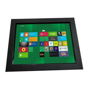 China 12.1 inch industrial chassis LCD touch monitor displays with VGA,DVI,HDMI input for koisk,gaming on sale