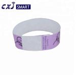 Disposable RFID NFC Wrist Band Smart Weatherproof Dupont Paper Material