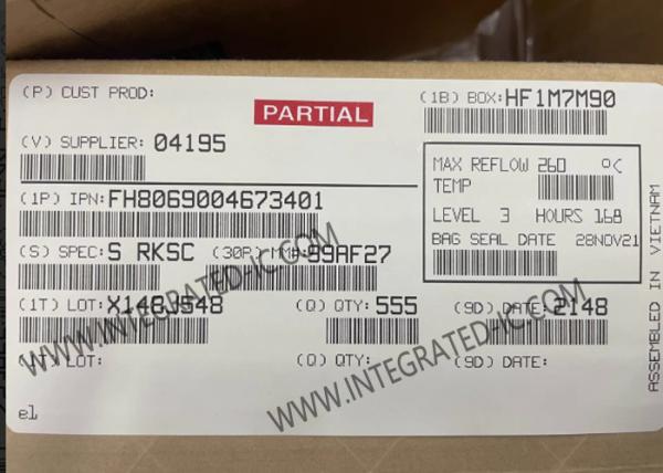 FH8069004673401 AI Processor Chip Core i7-1195G7 Processor 5GHz Core™ i7