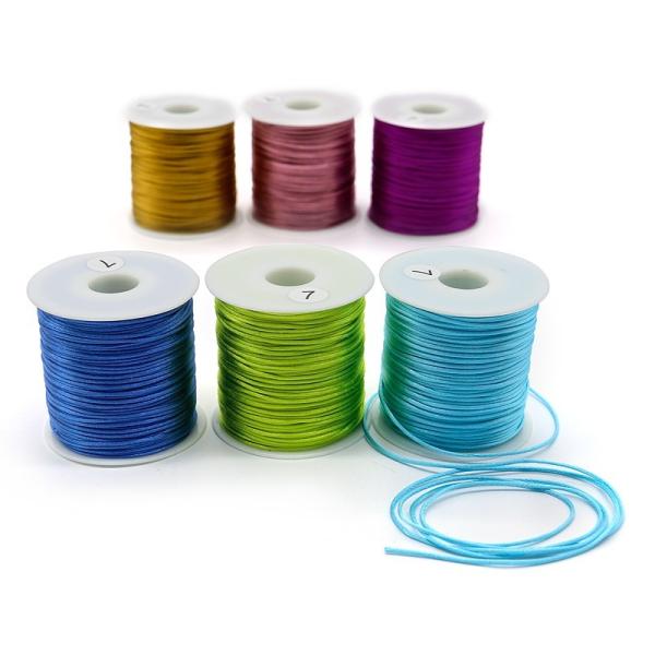 Quality Jewelry Making Essential Korean Waxed Cotton Cord for String Strap Necklaces for sale