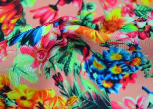 Buy cheap Twill Polyester Fabric / Patterned Printed Polyester With Heat Transfer product