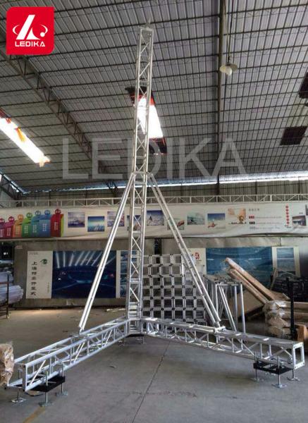 Quality Concert Equipment Audio Hanging Line Array Speaker Truss For Event / Wedding for sale