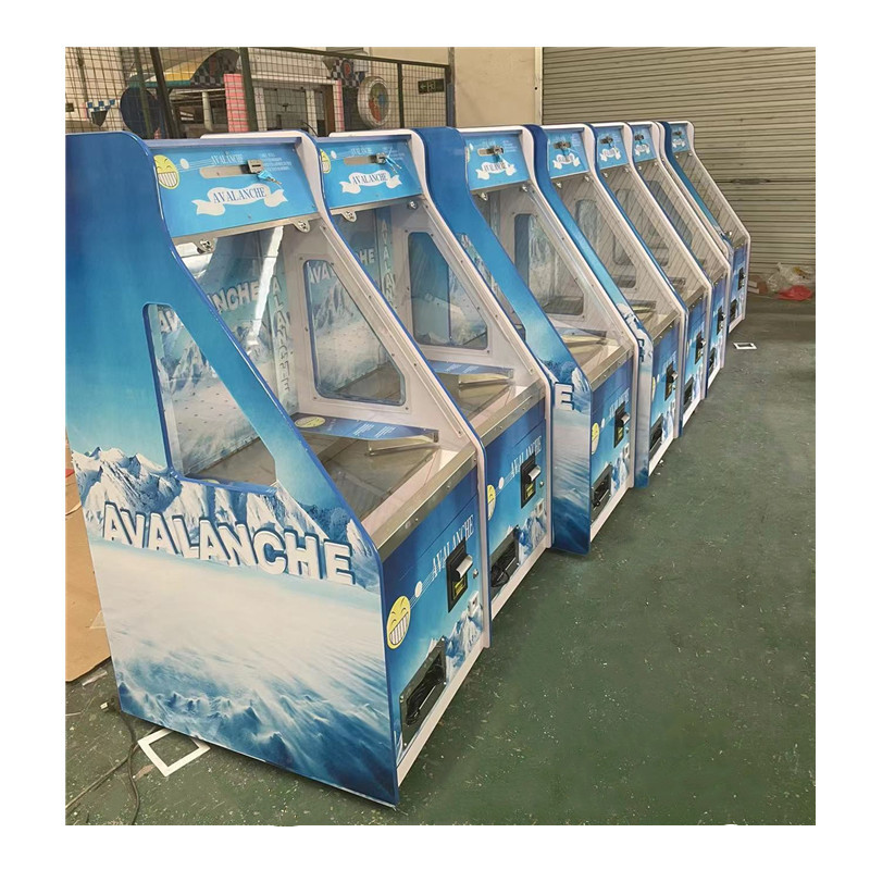 Upright Reusable Coin Drop Machine , Multifunctional Quarter Coin Pusher