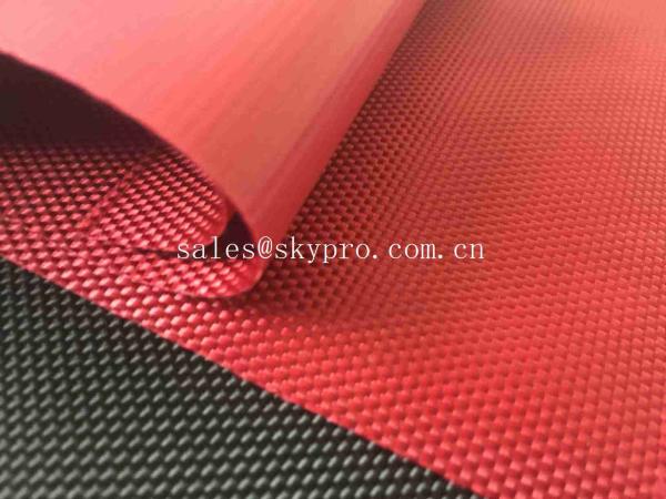Quality Solution Dyed Red Coating Waterproof Oxford Fabric For Bag And Luggage for sale