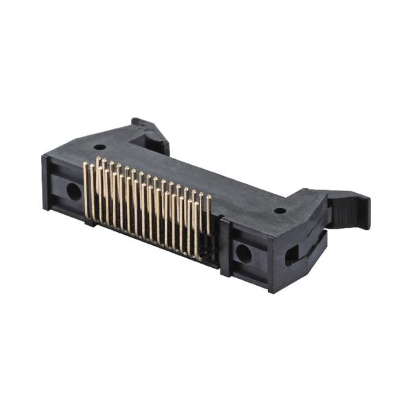 Quality 1.27mm Pitch Right Angle Wire To Board Connector 6 - 100 Pin Latch Header Connector for sale