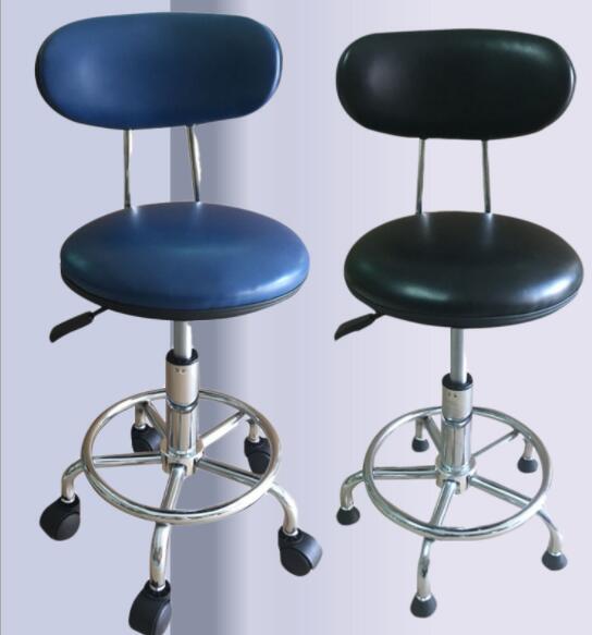 Laboratory Anti Static Office Chair , PU Work Stool With Wheels