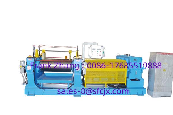 Advanced Control Systems2 Roll Rubber Mixing Machine , 16" Open Rubber Mixing