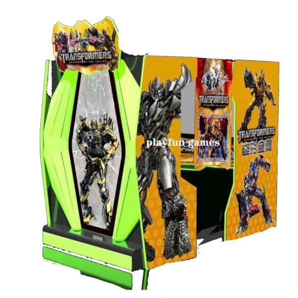 Playfun Arcade Transformers Gun Shooting Coin Operated Game Machine for Kids and Adult