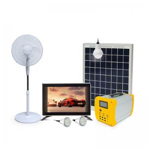 China DC 32inch TV Solar Energy Home Systems 50W 100W Solar Panel Home System on sale