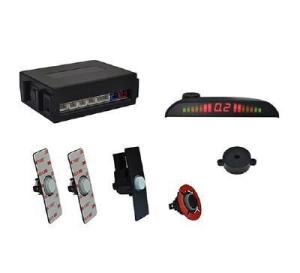 China Economy LED Wireless Parking Sensor Buzzer , 200mA Car Front Sensor on sale