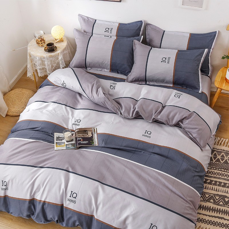 3d Game Handle Printed Home Bed Sheet Comforter Set Bedding 3 Pcs in Solid Pattern Type
