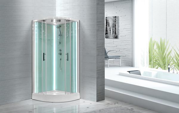Quality 850*850*2250mm Bathroom Quadrant Shower Cubicles for sale