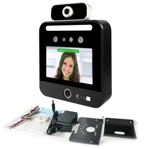 Buy cheap Standalone RS485 Temperature Face Recognition Terminal Pass Scan Reader product