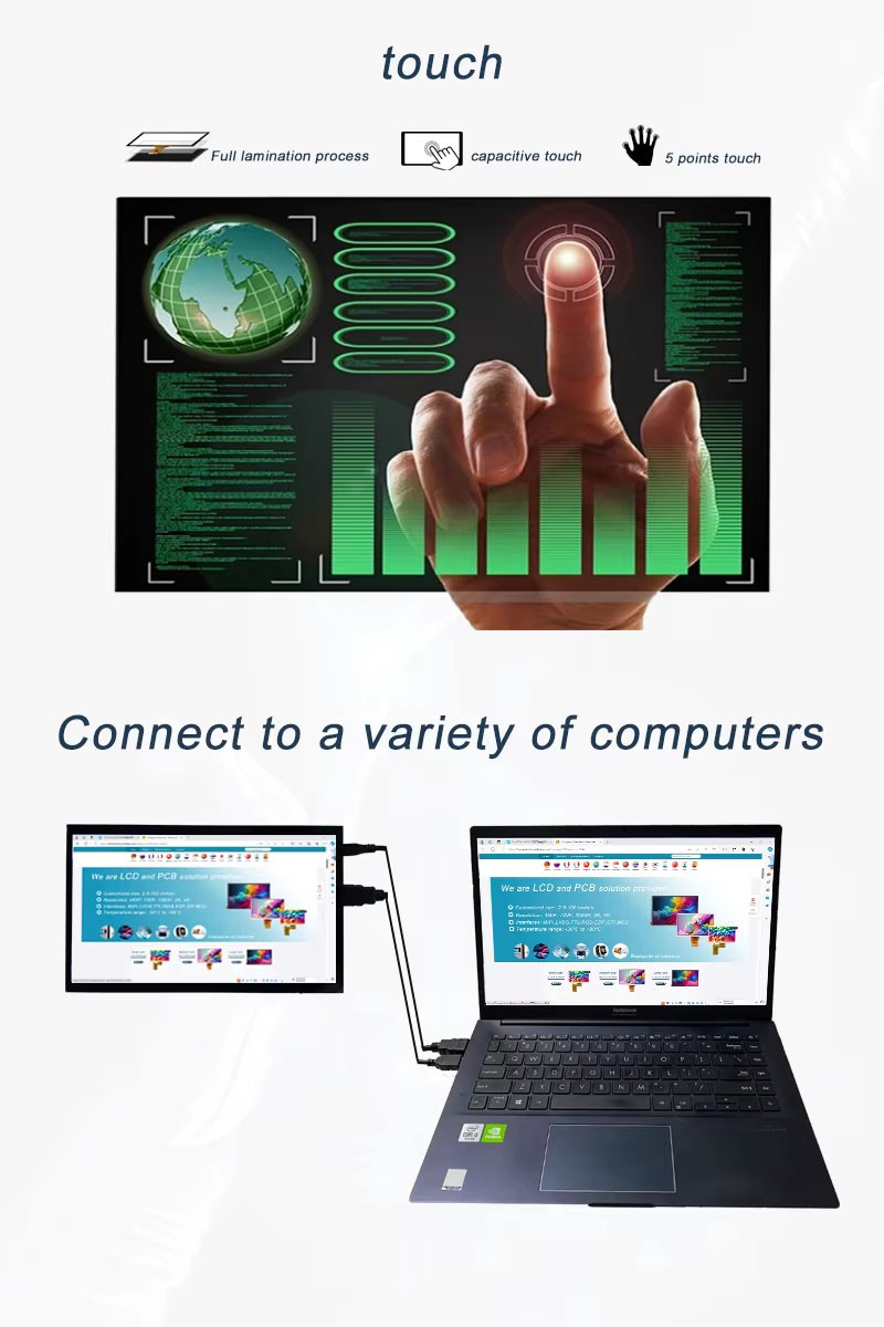 10.1 inch 1024x600 HDMI Touch Screen Display Raspberry Pi Touch Display