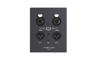 Buy cheap DP22 XLR Dante Input Plate 2CH Analog Signal Conversion product