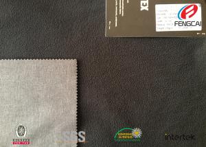 China Single Brushed 100% Polyester Tricot Knit Fabric Super Poly Velvet Fabric on sale