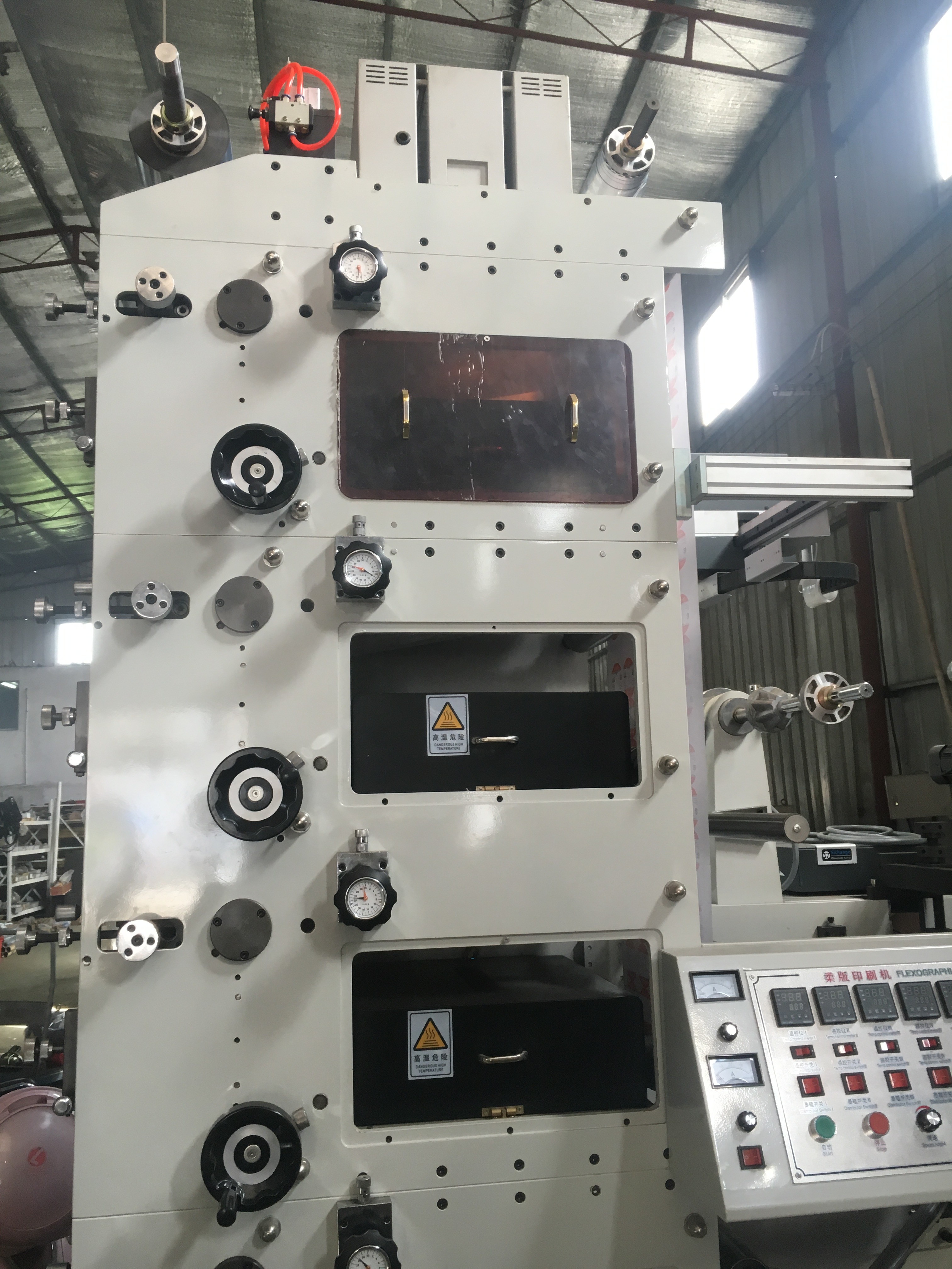 sticker lable printing machine Multifunction Flexo Printing RY600-1C-B Single Color Flexo Printing Machine