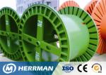 Large Loading Power Cable Storage Reel , Corrugated Type Empty Wire Spools