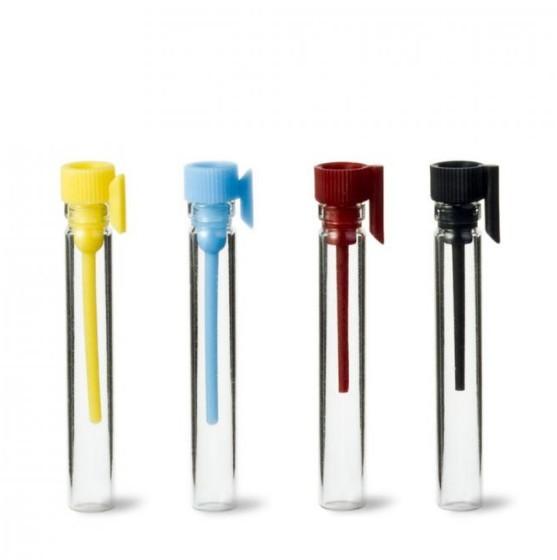 Quality Perfume Glass Sample Vials  / Bottle 1ml 2ml 3ml 4ml 5ml With Plug / Cap for sale