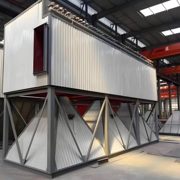 Central Dust Removal Filtration Industrial Dust Collection System In The Factory