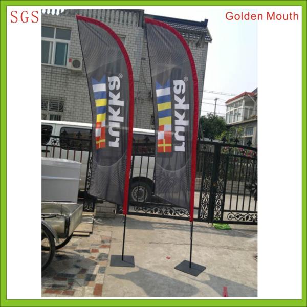 Quality shenzhen factory beach flags for sale