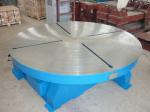 Mechanical Horizontal Rotary Table / Precision Rotary Work Table With 10 Ton