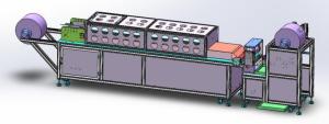 2400 pcs/h Customized Automatic Production Line Facial Mask Filling Machine