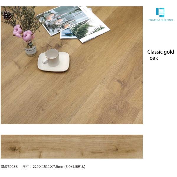 Acid Resistant SPC Flooring 4mm-5mm Dry Backing for Schools