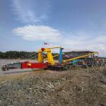 19 Tons Small River Dredging Vessel 250kw Motor Power With Capacity 100 M³/H