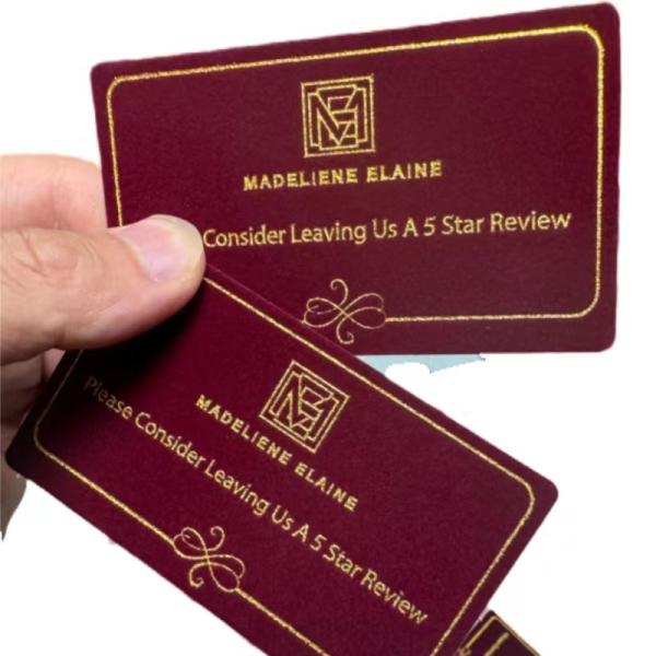 Quality Red Velvet Business Card Printing Multi Color Invitations Foil Card Printing Luxury Velvet Cards for sale