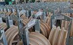 20kn Manual Conductor Pulley Stringing Roller Block For Lifting Platform