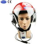 Red color PPG Helmet/Paramotor Helmet With Full Headset EN966 Paramotoring GD