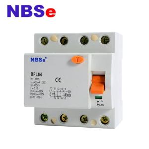 Buy cheap RCCB 4P Residual Current Circuit Breaker BFL64 Series DIN Rail Mounting Type product