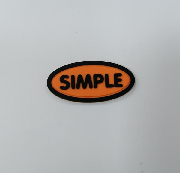 Quality 3M Reflective Embossed Custom Sew On Logo Patches Silicone Badge for sale