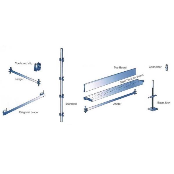 Professiona Kwikstage Scaffolding System Vertical Easy Assemble For Bridge Projects