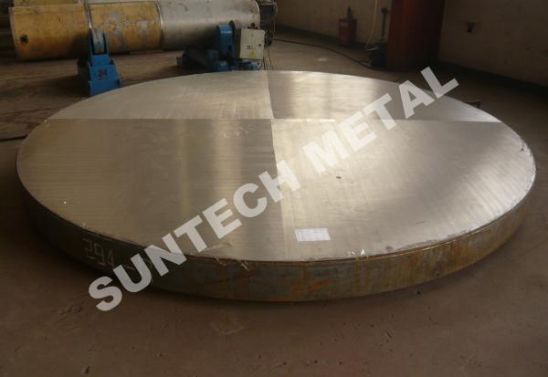 Quality SB265 Gr.7 Titanium Clad Plate Tubesheet for Anti-crevice Corrosion for sale