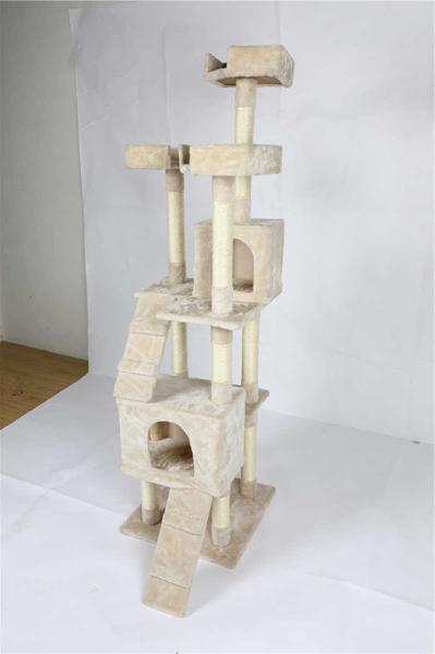 Quality Eco Friendly Cat Climbing Frame Multi Level Design With Soft Perches for sale