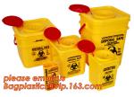 Medical plastic wall mounted bracket and holder with gloves box for 5qt sharps