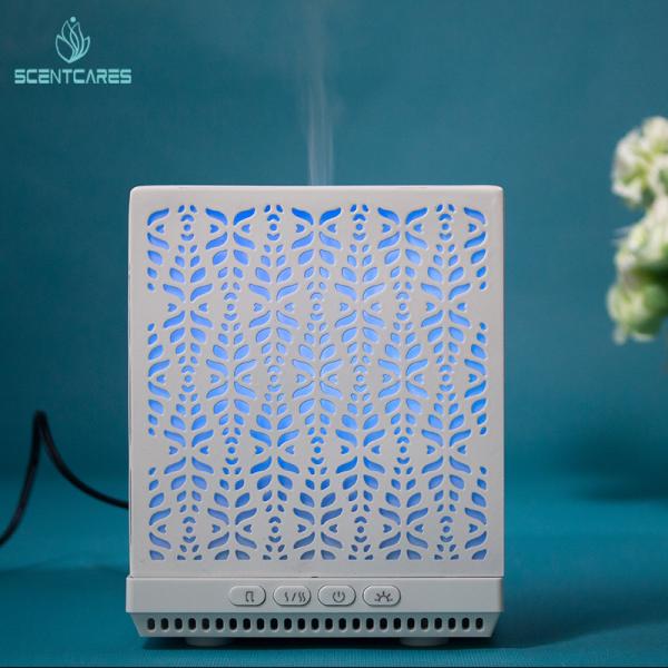Ultrasonic Metal Aroma Diffuser 200ml concise style 7colors nebulizers