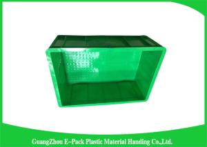 Industrial Small Plastic Stackable Containers , Plastic Moving Containers