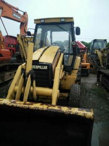 China 2010 usa Used  front end loader heavy machinery CAT backhoe loader 416 420e yellow skid steer loader on sale