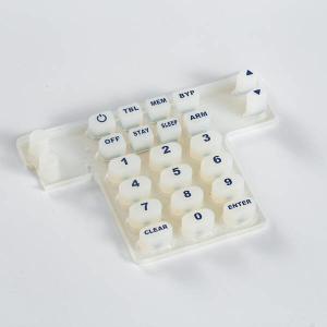 Buy cheap Translucent 4x4 POS Terminal Custom Silicone Rubber Keypads product