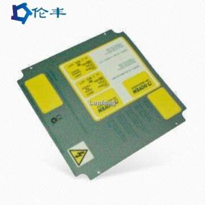 China Glossy Membrane Switch Overlay With Digital Printing And 3m Adhesive on sale